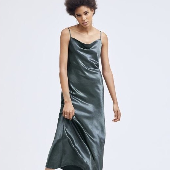 banana republic satin dress